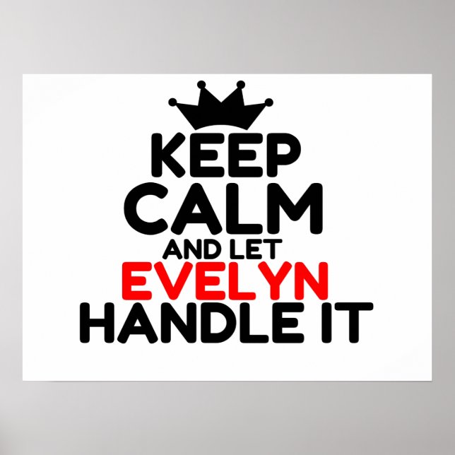 PÓSTER EVELYN (Frente)