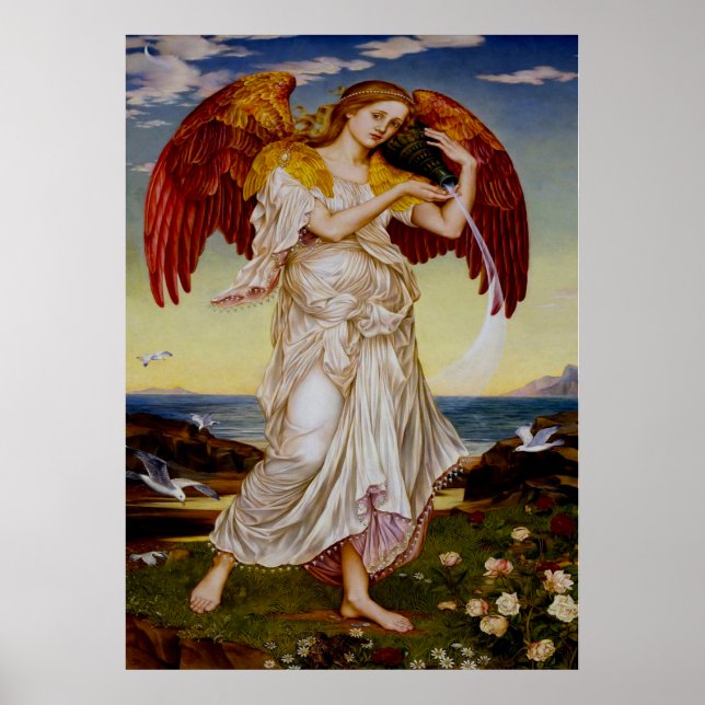 Póster Evelyn De Morgan - Eros (Frente)