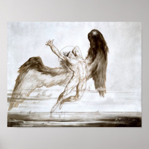 Póster Evening aka The Fall Of Day by William Rimmer