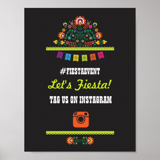 Póster Evento de Boda fotográfico del Rótulo de la Fiesta (Frente)