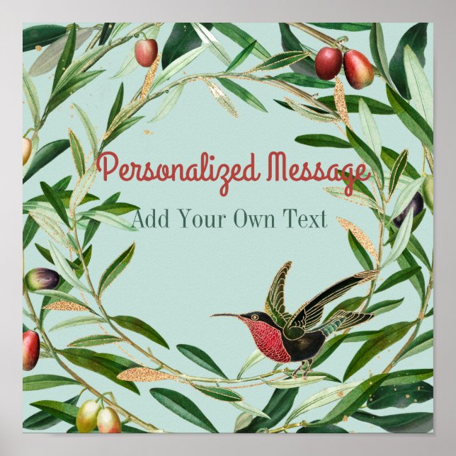 Póster Evento de pájaro (Frente)