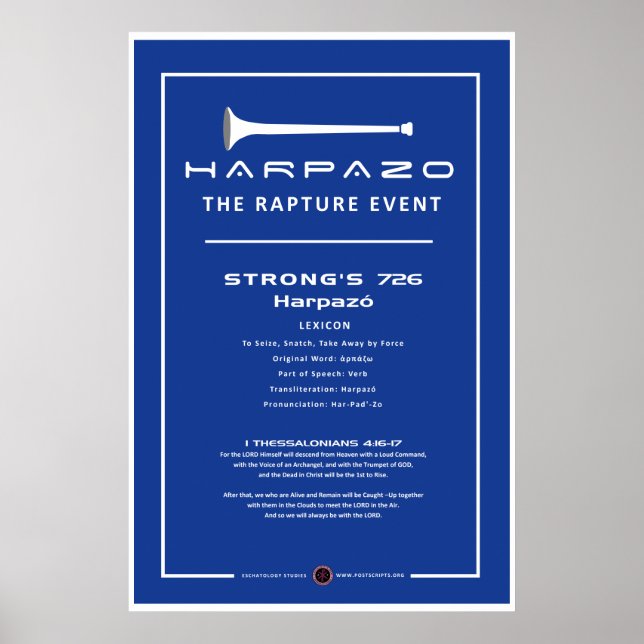 Póster Evento de rapto Harpazo (Frente)
