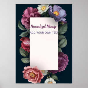 Póster Evento floral