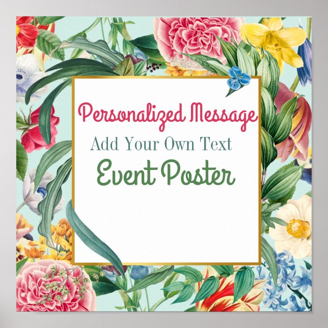 Póster Evento floral (Frente)