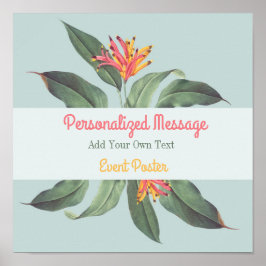 Póster Evento floral