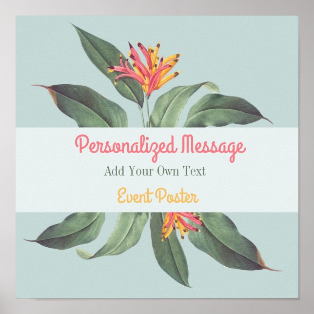 Póster Evento floral (Frente)