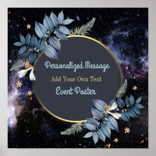 Póster Evento floral