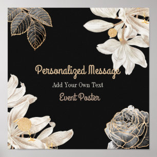 Póster Evento floral