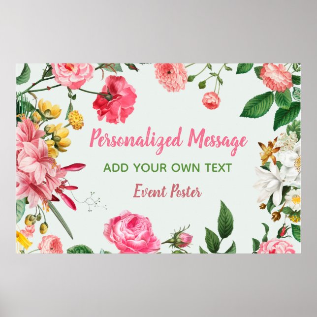 Póster Evento floral (Frente)