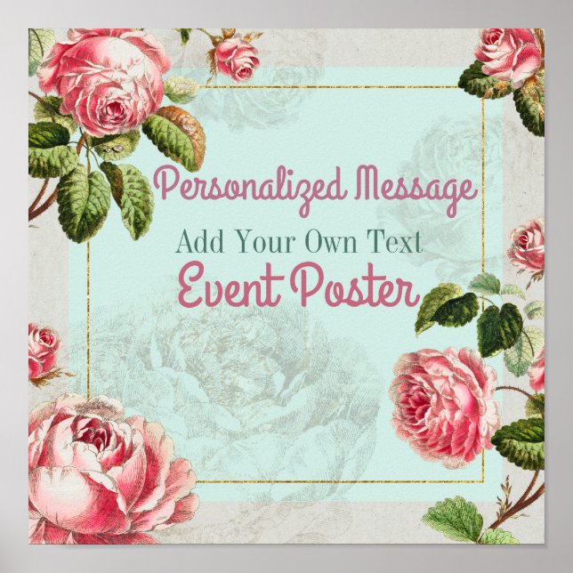 Póster Evento floral (Frente)