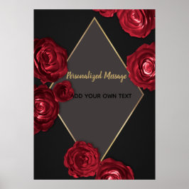 Póster Evento floral