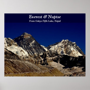 Póster Everest y Nuptse