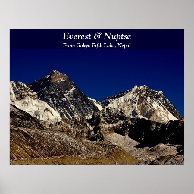 Póster Everest y Nuptse (Frente)