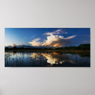Póster Everglades Storm Clouds