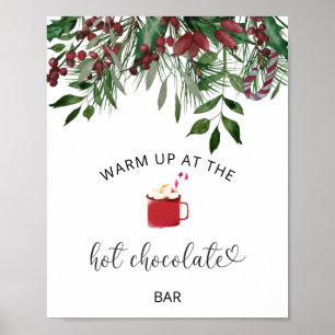 Póster Evergreen Calentarse en la barra de chocolate cali