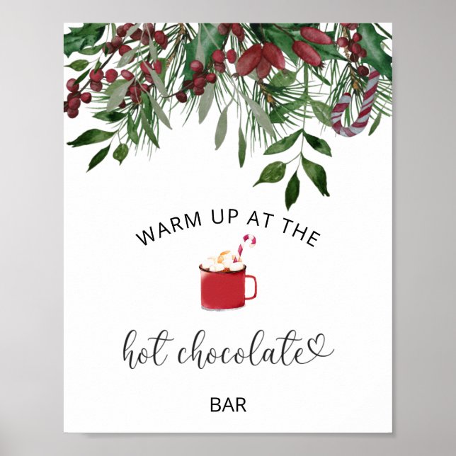 Póster Evergreen Calentarse en la barra de chocolate cali (Frente)