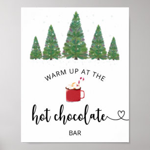 Póster Evergreen Calentarse en la barra de Chocolate cali