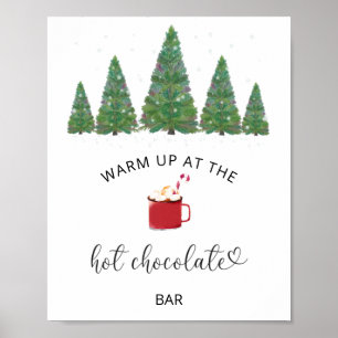 Póster Evergreen Calentarse en la barra de Chocolate cali