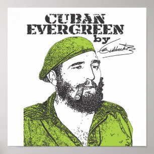 Póster Evergreen cubano