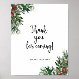 Póster Evergreen Gracias por venir