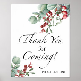 Póster Evergreen Gracias por venir Poster