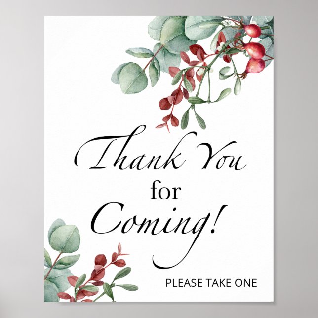 Póster Evergreen Gracias por venir Poster (Frente)