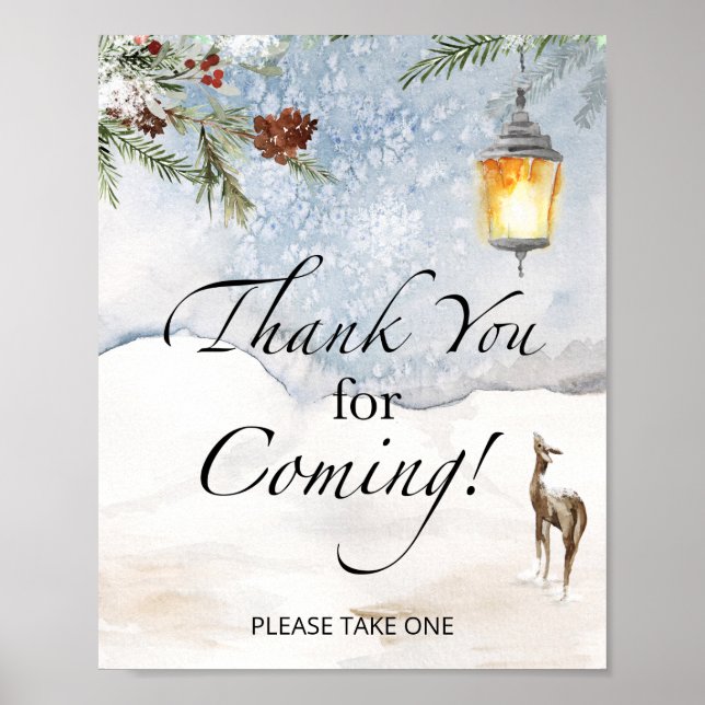 Póster Evergreen Gracias por venir Poster (Frente)