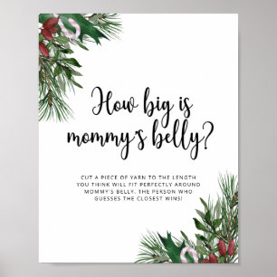 Póster Evergreen qué grande es el juego del vientre de ma