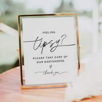 EVERLEIGH Feeling Tipsy Bar Sign, Tip Bartender