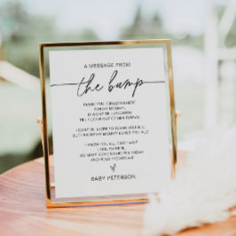 Póster EVERLEIGH Un Mensaje Del Rótulo Bump