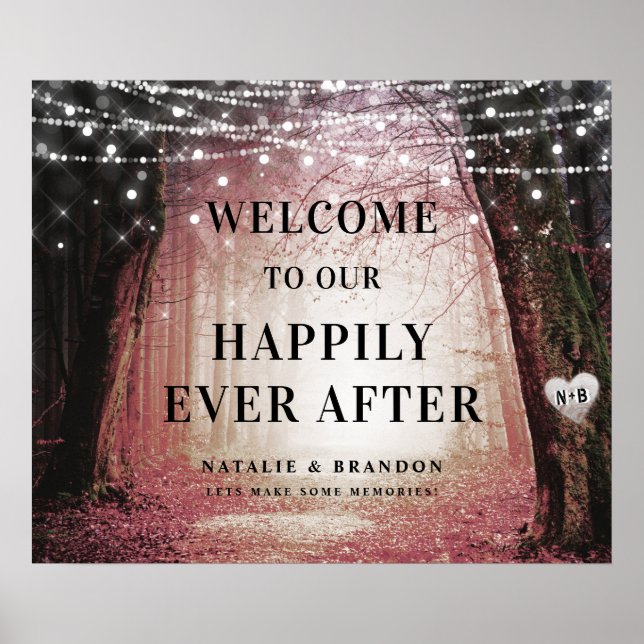 Póster Evermore | Bosque encantado | Recepción (Frente)