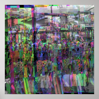 Póster Every moment is a compendium of here besides there