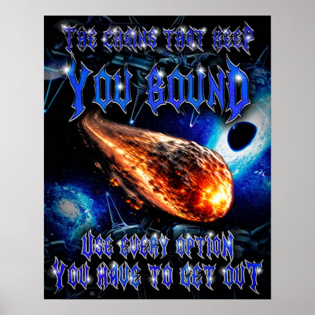 Póster Every Option Matter − The Chains That Bounds You (Frente)