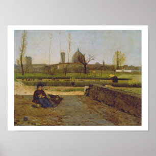 Póster Everyday Scene, cerca de Florencia, c.1865
