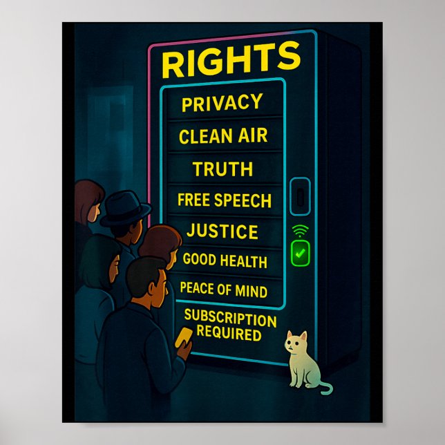 Póster Everything For A Price Funny Satire Gift  (Frente)