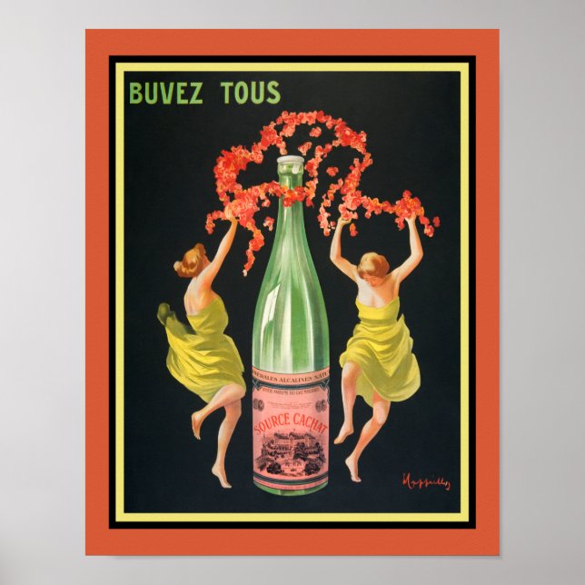 Póster Evian-Cachat Buvez-Tous Cappiello Poster (Frente)