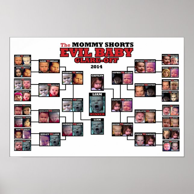 Póster Evil Baby Glare-Off 2014 Tournament Poster (Frente)