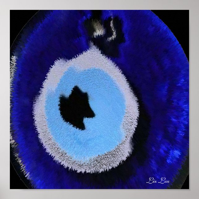 PÓSTER EVIL EYE PROTECTION BY LIZ LOZ (Frente)