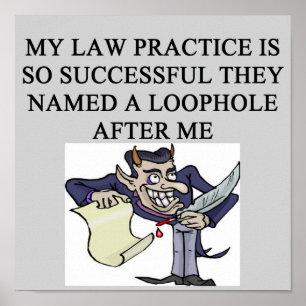 Póster evil lawyer