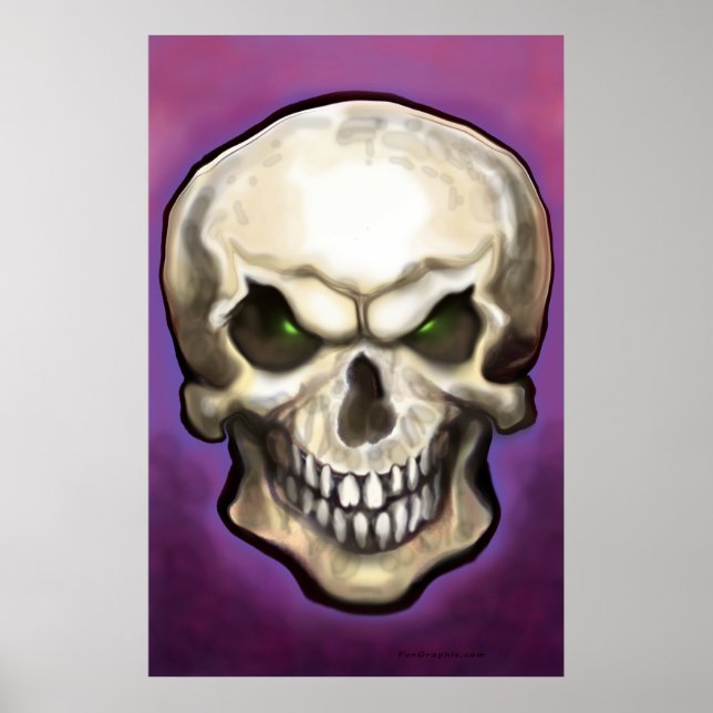Póster Evil Skull (Frente)