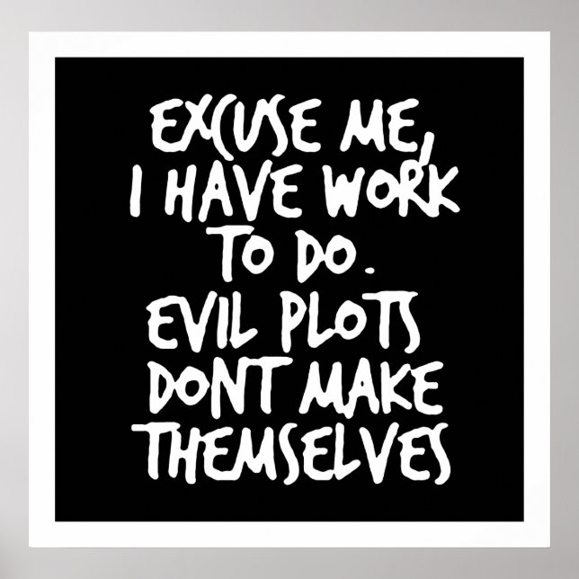 Póster evilplots (Frente)