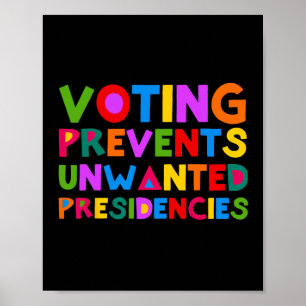 Póster Evita Presidencias No Deseadas Cita Divertida
