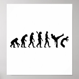 Póster Evolución Capoeira