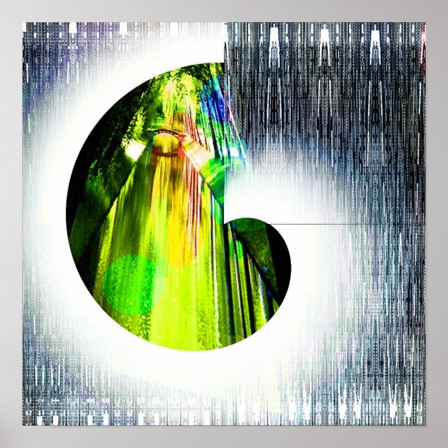 Póster Evolución de cristal 1.2a (Frente)