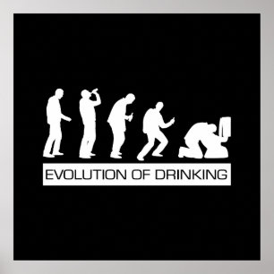 Póster Evolución de la bebida