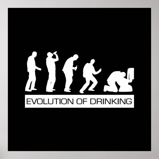 Póster Evolución de la bebida (Frente)
