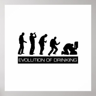 Póster Evolución de la bebida