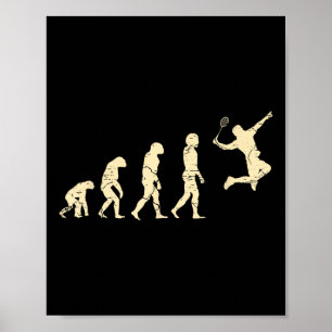 Póster Evolución de la chaqueta del lanzadera del jugador