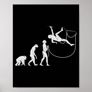 Póster Evolución De La Escalada Del Rock De La Diversión