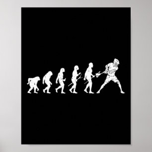 Póster Evolución de Lacrosse - Evolución del jugador de L